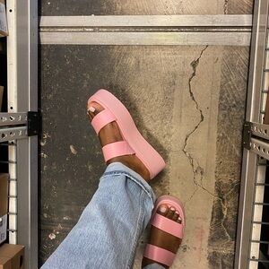 Steve Madden Blush Double Strap Slides